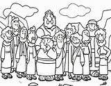 Jesus Coloring Disciples Pages Printable His Cartoon Names Little Big Calling Friends Printables Planet Planets Lovely Color Template Od Getcolorings sketch template