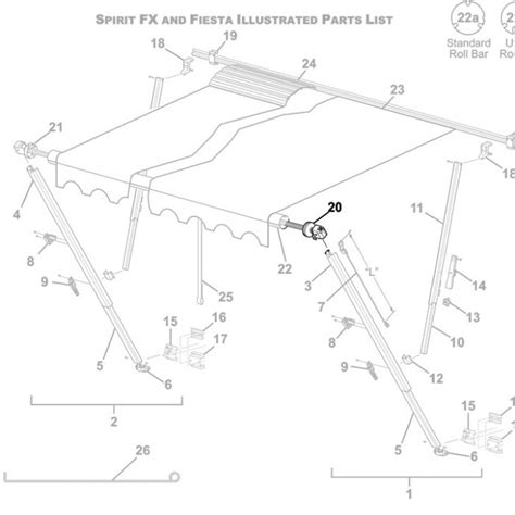ae sunchaser  patio awning parts diagram awning ftr