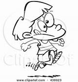 Running Track Girl Outline Cartoon Illustration Royalty Toonaday Clipart Rf Clip Lanes Aerial Down Red Ron Leishman 2021 sketch template