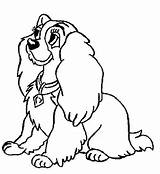 Lady Tramp Coloring Pages Disney Colouring Getcolorings Drawing Color Printable Getdrawings sketch template