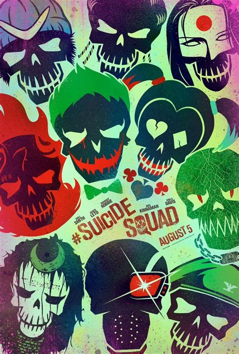we can t look away from this trippy suicide squad poster