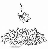 Coloring Pages Sheets Leaf Fall Colouring sketch template