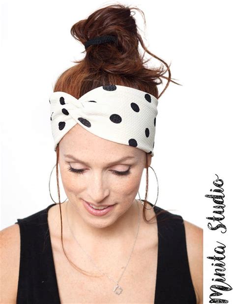 This Item Is Unavailable Etsy Headbands For Short Hair Polka Dot