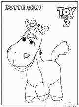 Coloring Toy Story Pages Buttercup Kids Printable Disney Color Library Clipart Coloringhome Print Comments sketch template