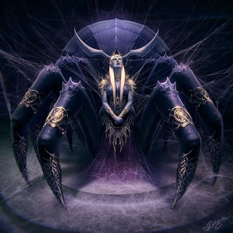 drider spider queen dark fantasy art fantasy monster