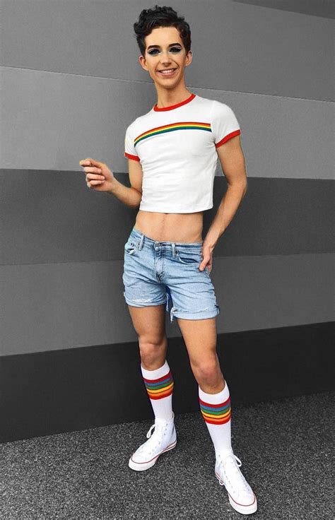 Male Crop Top Gay Outfit Pride Outfit Gay Outfits