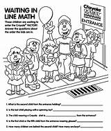 Math Line Coloring Pages Waiting Ordinal Cover Printable Print Kids Crayola Binder Color Online Template sketch template