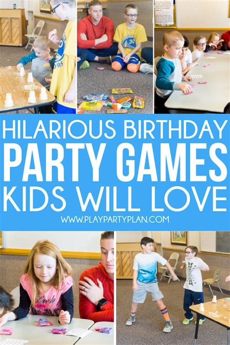 hilarious birthday party games  kids adults play party plan