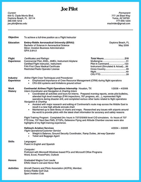 cool pilot resume examples general construction objective