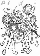 Girls Coloring Pages Disco Groovy Kids Choose Board Pdf Girl Kleurplaat Printable sketch template