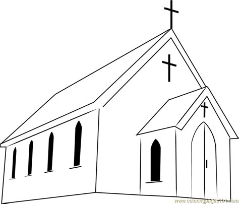 printable church coloring pages