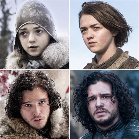 Game Of Thrones Characters Evolutions Popsugar Entertainment