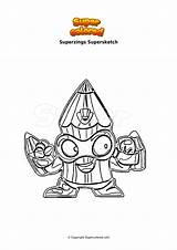 Superzings Colorear Disegno Ausmalbild Supercolored sketch template