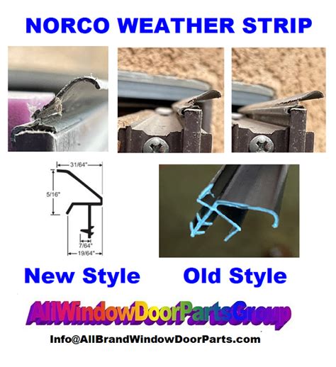 norco window parts norco weather strip  window door parts group