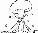Volcano Coloring Pages Drawing Composite Getdrawings Parts Getcolorings sketch template