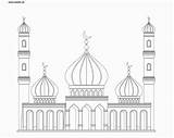 Mosque Adabi sketch template