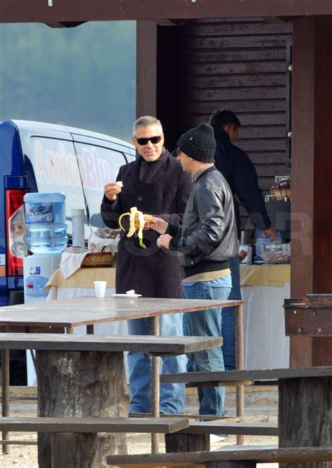 photos of george clooney elisabetta canalis in italy for