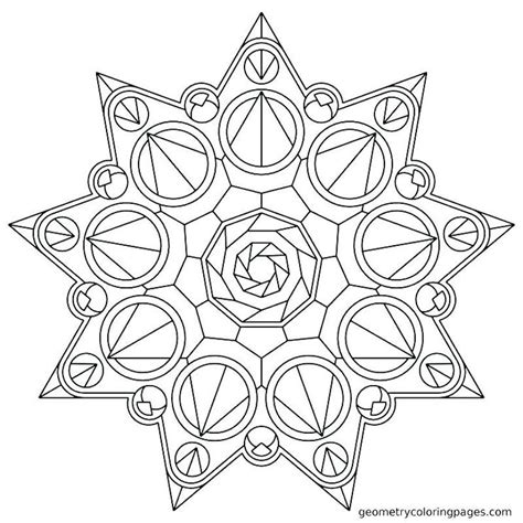 printable geometric coloring pages geometric coloring pages mandala