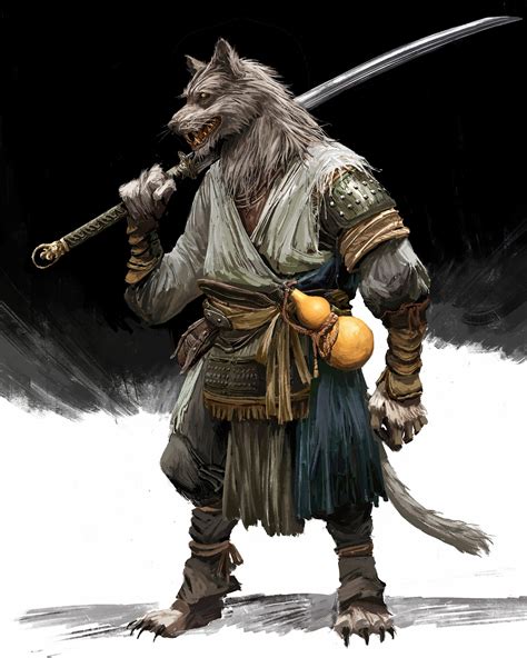 artstation  wolf warrior