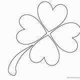 Clover sketch template