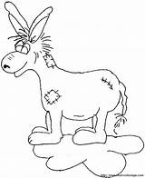 Burro Donkey Asino Esel Magarus Burros Colorat Planse Ane Magar Colorea Cavalos Donkeys Figuras Cavalo Circo Stampata Duna Tagliata Benutzen sketch template