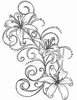 Lily Tattoo Metacharis Deviantart Stargazer Drawing Flower Designs Lilies Tattoos Drawings Getdrawings Choose Board sketch template