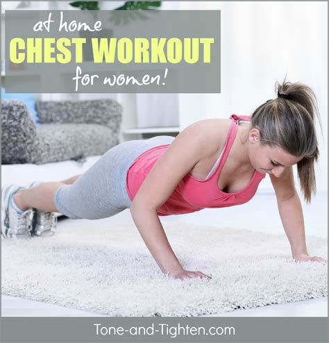at home chest workout with dumbbells tone and tighten