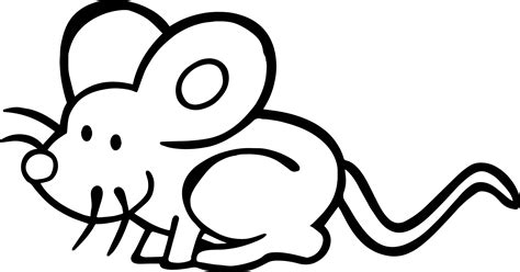 mouse coloring book page coloring pages