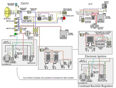 yamaha xs wiring diagram upartwork