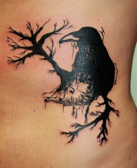 crow tattoo raven  works pinterest   tattoo