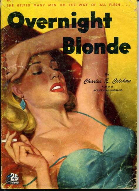 Blonde Vintage Pulp Fiction Book Pulp Fiction Book