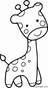 Giraffe Baby Coloring Pages sketch template
