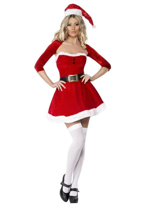 sexy santa babe costume womens holiday costumes mrs claus costume