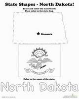 Dakota North State Coloring sketch template