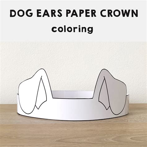 dog ear template printable