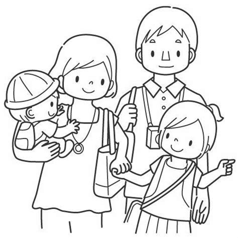 happy family printable coloring pages bible pinterest
