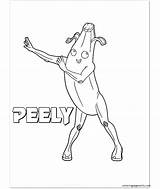 Fortnite Peely Trooper Nobly Superheroes Downloaden Uitprinten sketch template