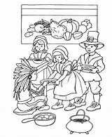 Thanksgiving Coloring Pages Printable Kids Sheets Beautiful Scenes Bible Holiday Kid Printables Sharing Children Colouring Fun Harvest Feast Color Print sketch template