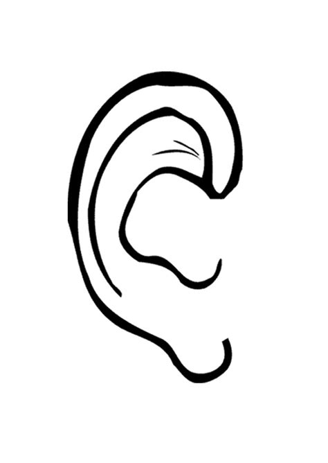 listening ears template    listening ears