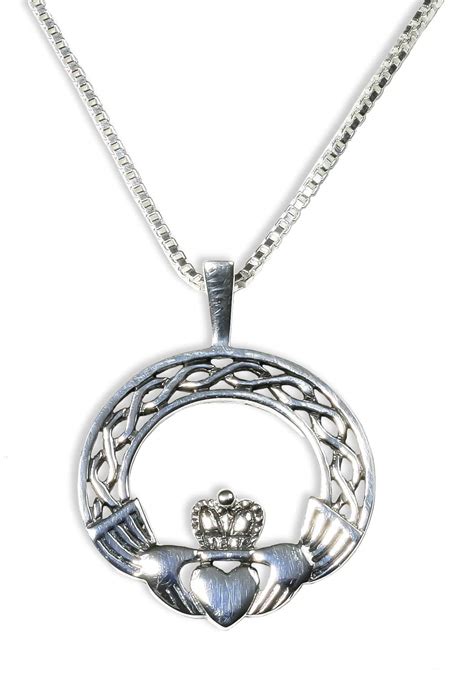 claddagh necklace  celtic croft jewelry   family