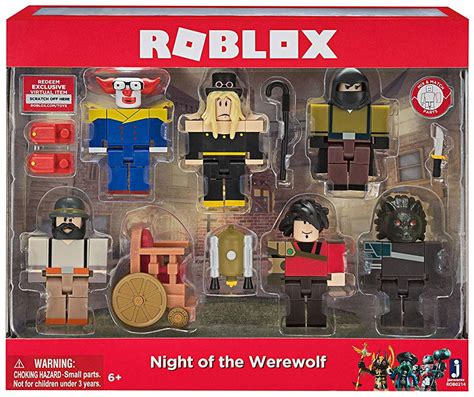 Roblox Night Of The Werewolf 3 Action Figure 6 Pack Jazwares Toywiz