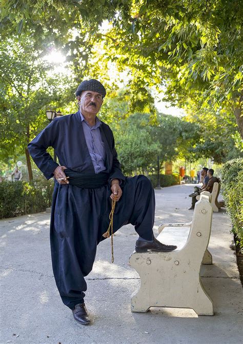 man in a traditional kurdish suit suleymanyah kurdistan