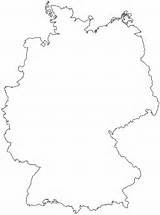 Ausmalen Deutschlandkarte Germania Mappa Della Sagome sketch template