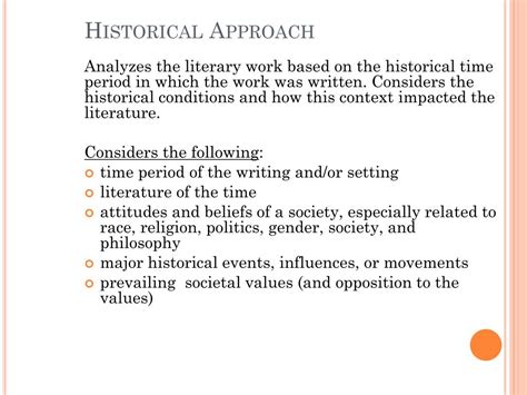 critical approaches  studying literature powerpoint