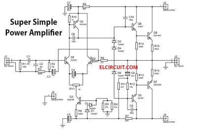 schematic diagram power amplifier subwoofer