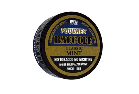 baccoff mint pouches fake chewing tobacco  quit dip tobacco