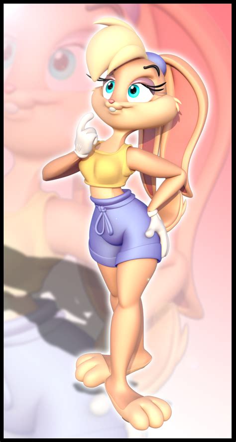 Lola Bunny From Looney Tunes Comic Version 3dmodeling