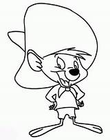 Speedy Gonzales Looney Coloring Tunes Pages sketch template