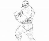 Fighter Zangief Street Pages Coloring Character Yumiko Fujiwara Getdrawings Getcolorings sketch template
