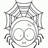 Spider Clipart Coloring Cartoon Pages Scary Clipartpanda Popular sketch template
